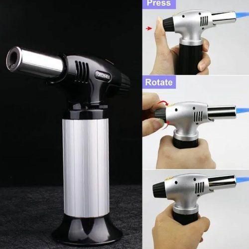 product_image_name-Generic-Multi Functional Torch Portable Culinary Torch Butane Burner Flame Thrower- Multi-colour.-6