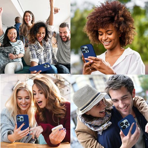 product_image_name-Generic-Iphone 13 Pro Silicone Case - Blue-2