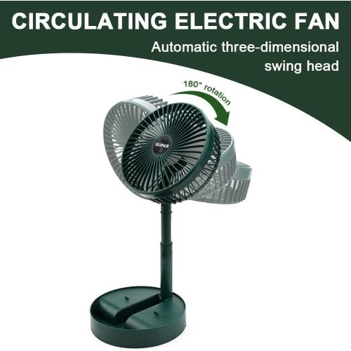 product_image_name-Generic-USB Desk Fan, Airflow Mini Desk Fan, Rotation, Portable Personal Fan for Office, Bedroom, Outdoor Camping- Multicolor-2