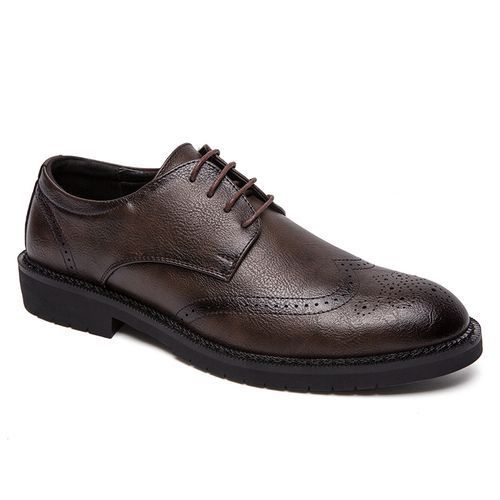 Shop Big Size Mens Formal Shoes Lace up Leather Shoe Jumia Uganda