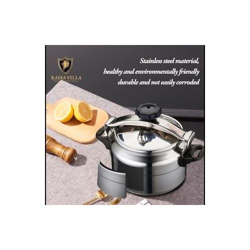 product_image_name-Kaisa Villa-Quality Pressure Cooker 9L Stainless Steel - Silver-1
