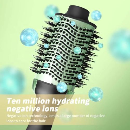 product_image_name-Generic-Hot Hair Brush Electric Styling Combing Drying Brush For Women Hair With Adjustable Temperature - MUlticolor-2