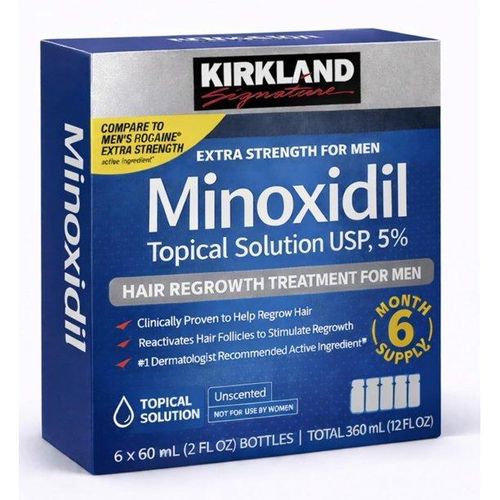 product_image_name-Kirkland Minoxidil-5% For Men Hair Regrowth Treatment Topical Solution - 6 Month Supply-1