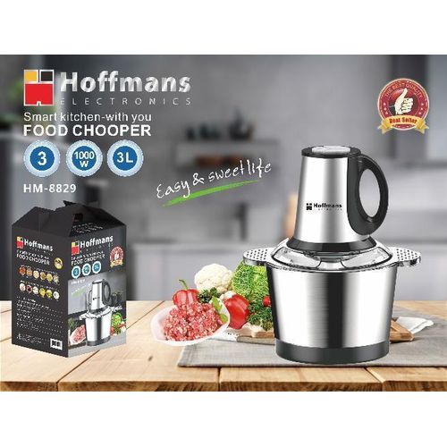 product_image_name-Hoffmans-Food Chopper, Meat Grinder - Silver-1