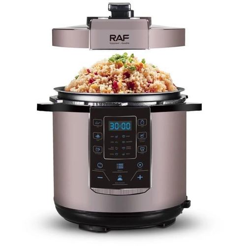 product_image_name-RAF-Multifunctional 6L Slow Cooker Smart Programmable Digital Electric Rice Pressure Cooker Stew Pot Safe Operation-  Multicolor-4