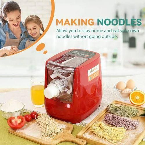 product_image_name-Generic-Electric Pasta Maker Machine, Automatic Noodle Maker With 12 Pasta Shapes, Red-3