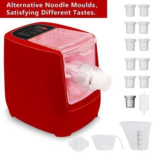 product_image_name-Generic-Electric Pasta Maker Machine, Automatic Noodle Maker With 12 Pasta Shapes, Red-4