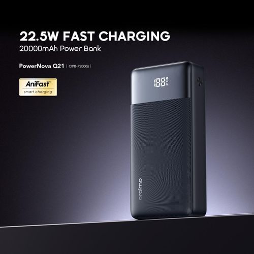 product_image_name-Oraimo-PowerNova Q21 Power Bank 20000mAh 22.5W Fast Charging  Smart Digital Display-2