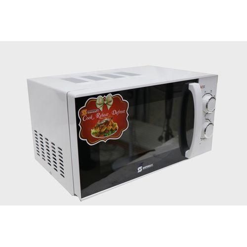 product_image_name-Sayonapps-20 Liters Microwave Oven To Cook  Reheat And Defrost-White/Black-4
