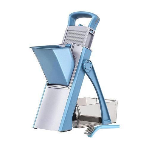 product_image_name-Generic-1 Set, Multifunctional Vegetable Cutter for shredding, Slicing, Stripping and Dicing.Vegetable Chopper with Adjustable Blade, Multifunctional Fruit Slicer with Large Volume, Vegetable Slicer with ABS Material, Cutter with Container, Onion Mincer.-1