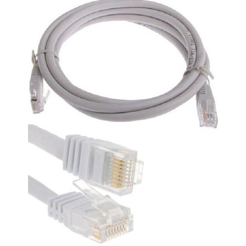 product_image_name-Generic-Cat6 RJ45 Ethernet Cable With Connectors- Cable Length 3 Metres - Grey-2