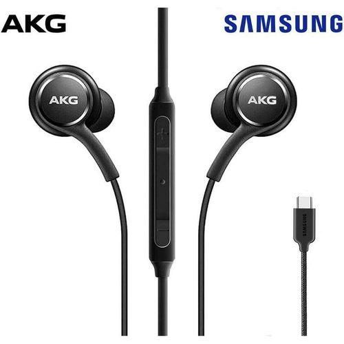 product_image_name-Generic-Samsung High-Quality AKG' USB-C Headphones Wired Type C Earbud Stereo In-Ear Headsets With In-line Remote & Microphone Black Earphones-1