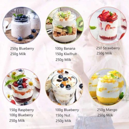 product_image_name-Dsp-Electric Yogurt Maker 1.44L – 8 Glass Cups with Lid – Precise Temperature Control from 20°C to 53°C – LED Digital Display – 1-48 Hour Timer – Elegant Stainless Steel Shell – 25W -7