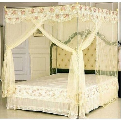 product_image_name-Generic-4*6 Mosquito Stand Net Colour-Cream-1