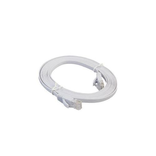 product_image_name-Generic-Ethernet Cable High Speed CAT6e Flat Ethernet Network LAN Cable For Home Office - White-1