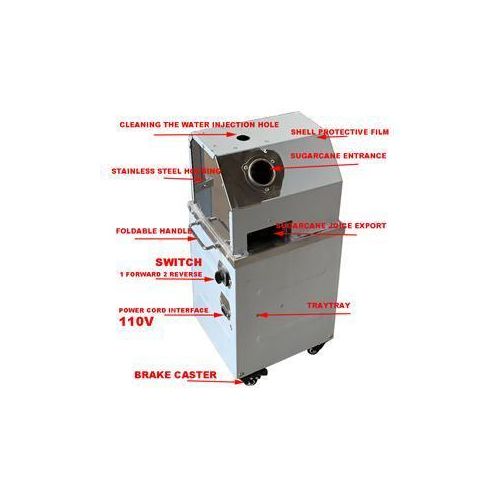 product_image_name-Generic-Automatic Electric Centrifugal Juicer vertical Sugar Cane Press Machine  3-rollders Adjustable Cane-Juice Squeezer,Cane Crusher Extractor– Silver-5