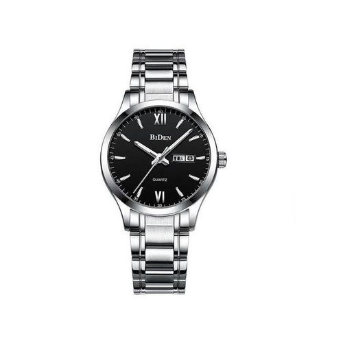 product_image_name-Biden- Dated Stainles Steel Mens Watch - Silver-1
