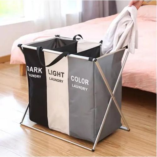 product_image_name-Generic-3 section laundry basket /bin -1
