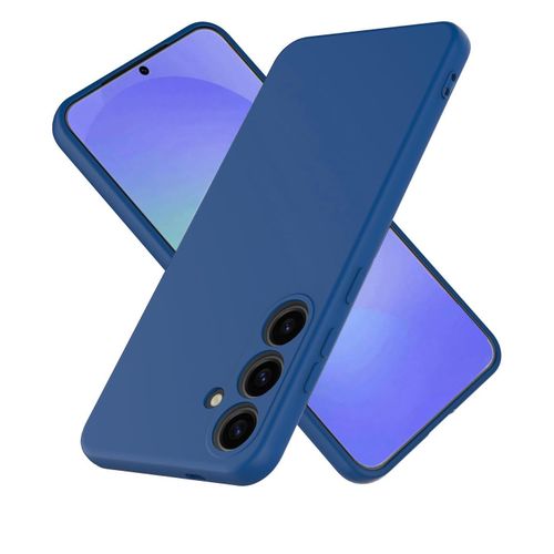 product_image_name-Generic-Galaxy A36 5G Case - Soft Liquid Silicone Shockproof Back Cover (Blue)-1