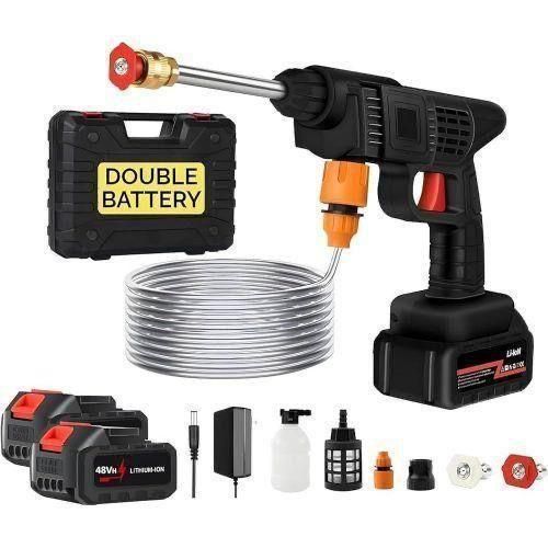 product_image_name-Generic-Portable Cordless High-Pressure Power Washer Kit - Multicolor-2
