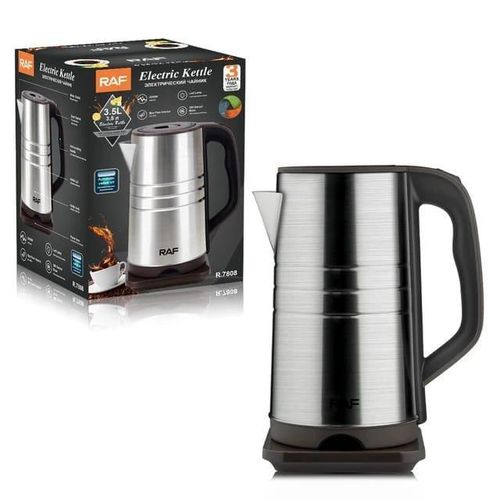 product_image_name-RAF-Cross-border Stainless Steel 3.5L Automatic Large Capacity Multi-function Electric Kettle Over Heating Tea Boiler Pot- Silver-6