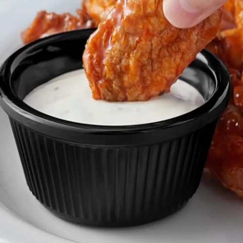 product_image_name-Generic-12 Pieces Of Black Mini Ramekins Condiment Saucers Melamine BPA Free Bowl Souffle Dish Cups-3