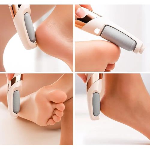 product_image_name-Flawless- Pedicure Tool, Rechargeable & Cordless, Removes Calluses, Remove Hard, Dry & Cracked Skin on Feet, Two Speeds, Two Heads, Built-In LED Light-2