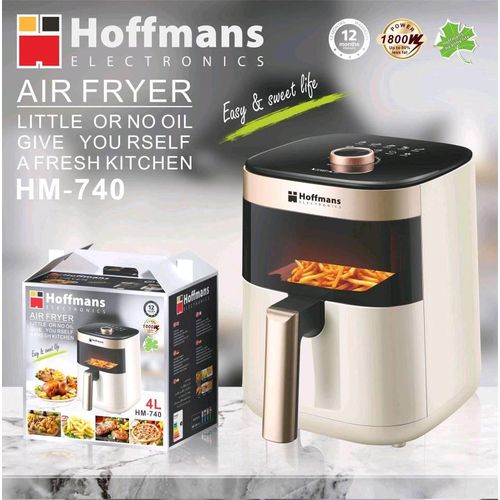 product_image_name-Hoffmans-Air Fryer HM-740 - Black-1