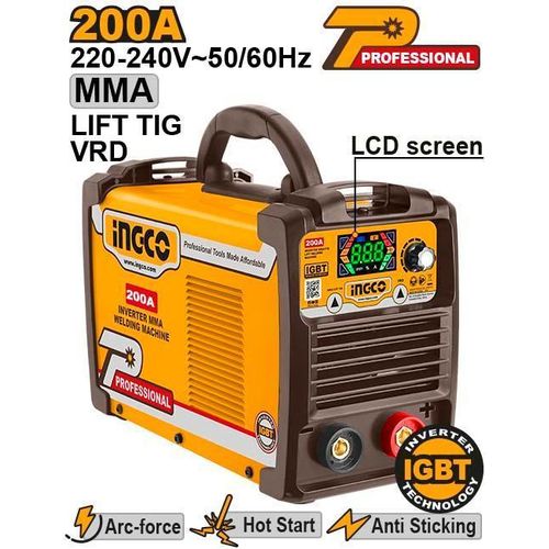 product_image_name-INGCO-ING-MMA200381 - Inverter Mma/Tig Lift Welding Machine - Orange-1