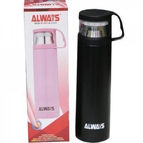 product_image_name-Always-Stainless Steel Vacuum Flask, 0.5L - Black-1