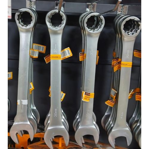 product_image_name-Epica Star-36mm heavy-duty combination wrench, also known as a spanner, featuring an open-ended head and a ring head-1