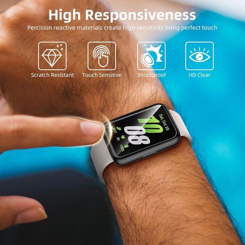 product_image_name-Generic-Hard Silicone Protection Case Cover with Attached Screen Protectorr Compatible for Samsung Galaxy Fit 3 Full Coverage (Black)-4