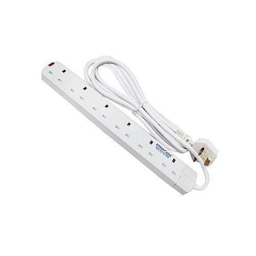 product_image_name-Power King-6ways Heavy Load Extension Cable-White-1