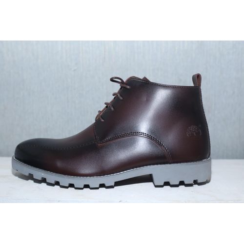 product_image_name-Generic-Men's Casual Office and Outdoor Boots - Coffee Brown-1