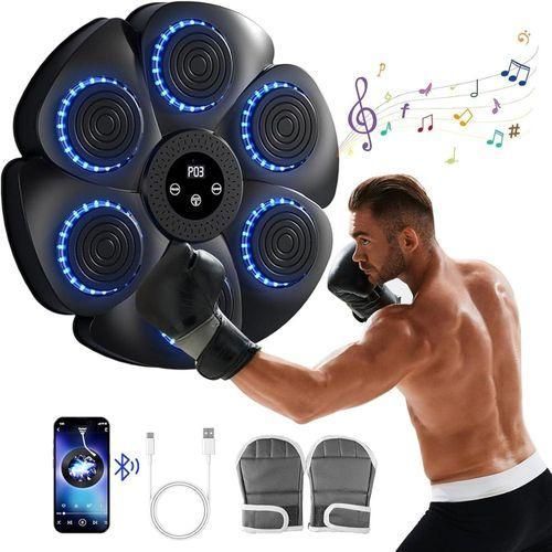 product_image_name-Generic-Boxing Machine For Home Wall Mount Bluetooth Music Electronic Boxing Wall Target Training Punching Pads Equipment With LED Light Smart Boxing Target Workout Machine Training Hand Eye Reaction And Coordination For Home Exercise -Multicolor-2