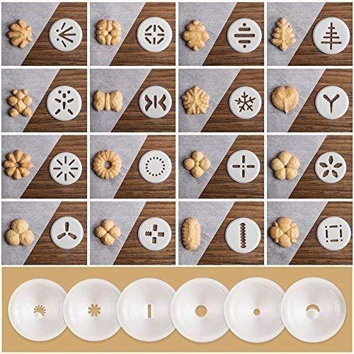 product_image_name-Generic-Cookie Press Maker Gun Kit Biscuit Maker Cake Decorating Set -Blue.-6