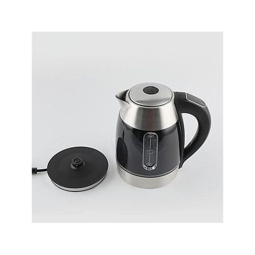 product_image_name-Dsp-1.7 Litre Glass Electric Boiling Kettle Boiler Pot With Temperature Control 5 Presets LED Indicator Lights- Multicolor.-3