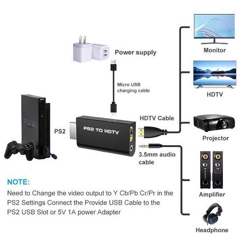 product_image_name-Generic-PS2 to HDTV Converter – Full HD 1080P Adapter with 3.5mm Audio Output -4