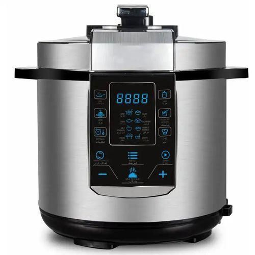 product_image_name-Hoffmans-4 In1 Electric Pressure Cooker 6L, HM 718 - Silver-1