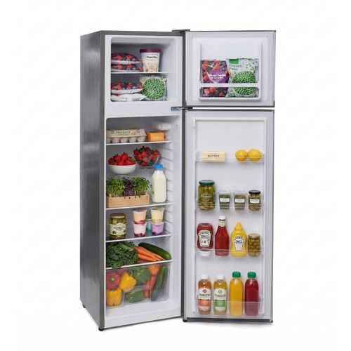 product_image_name-SPJ-229L Double Door Refrigerator / Fridge (RF-INY229C) ? Inox / Silver (3YRS WRNTY)-2