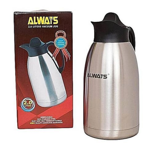 product_image_name-Always-Stainless Steel Vacuum Flask, 2 Litre - Silver-1