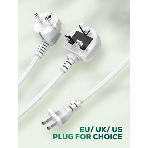 product_image_name-Ldnio-2500W Power Strip Surge Protector With 5 Ac Outlets Sockets And 6 Usb Charging Ports 2m Long Extension Cord For Home- White-3