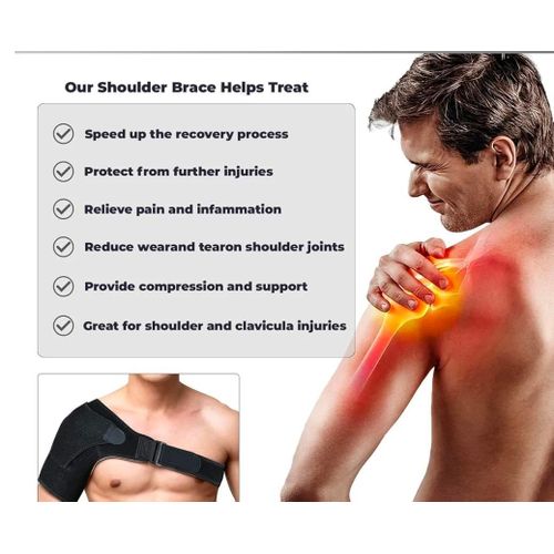 product_image_name-Ameru-Shoulder Support Shoulder Brace for Men and Women, Rotator Cuff Support Brace and Arm Sling for Pain Relief, Shoulder Compression Sleeve for Shoulder Injuries and Tendonitis, Fits Left and Right-2