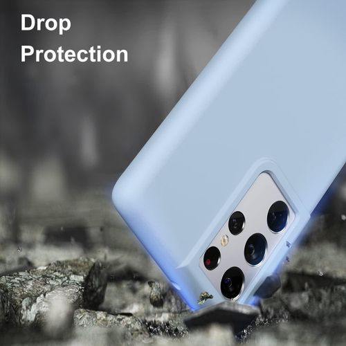 product_image_name-Generic-Samsung Galaxy S21 , S21 Fe, S21 Plus, S21 Ultra Case, Liquid Silicone Gel Rubber Shockproof Case Soft Microfiber Cloth Lining Cushion-Sky Blue-6