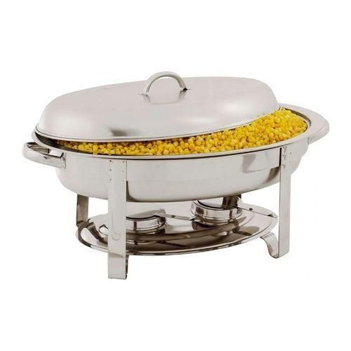 product_image_name-Generic-Oval Roll Top Chafing Dish Buffet Chafer Steam Food Warmer- Silver.-2