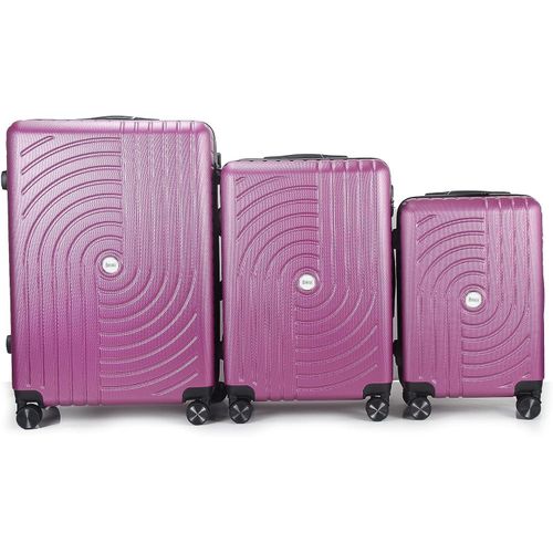 product_image_name-Generic-28, 24, 20 Inches 3 Piece ABS Hard shell Lightweight 360 Dual Spinning Wheels Combo Lock Luggage Set- Multicolor-6