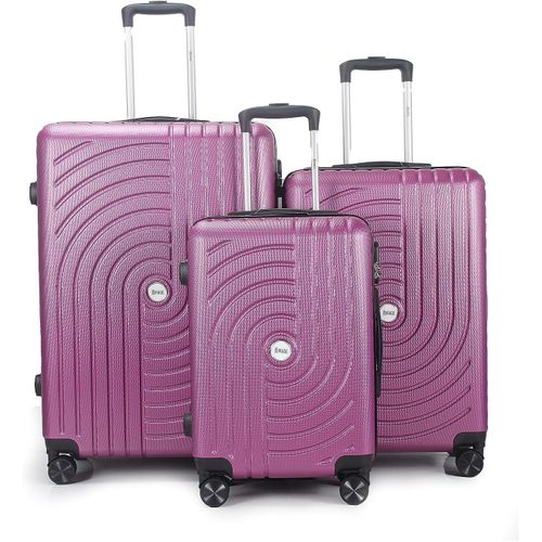 product_image_name-Generic-28, 24, 20 Inches 3 Piece ABS Hard shell Lightweight 360 Dual Spinning Wheels Combo Lock Luggage Set- Multicolor-8