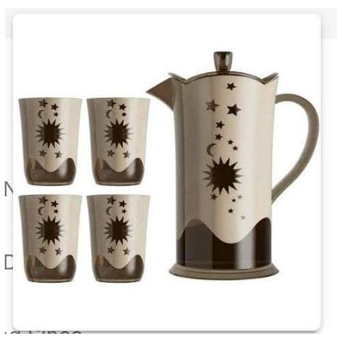 product_image_name-Generic- water jug and a set of four matching glasses-1