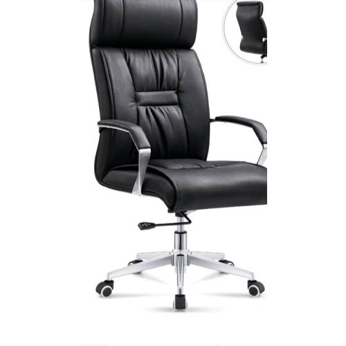 product_image_name-Genuine-Executive Office Chair High Back Leather-Black-1