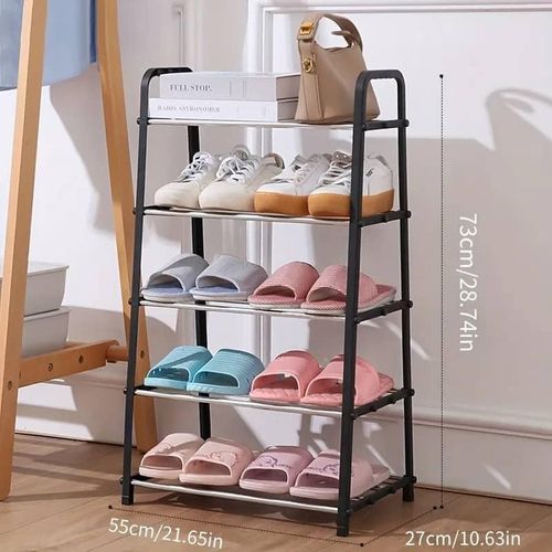 Shop Modern Plastics Shoe Rack Multifunctional Free Standing Shoe Shelf Sturdy Stepped Type Storage Organizer For Entryway Bathroom Balcony Kitchen 17.72 Wx11.82 Dx28.94 H 21 Multicolor Jumia Uganda